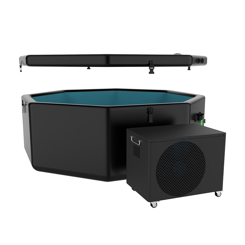 Soğuk terapi için sekizgen buz daldırma kapseni Soğuk terapi için sekizgen buz daldırma kapseni