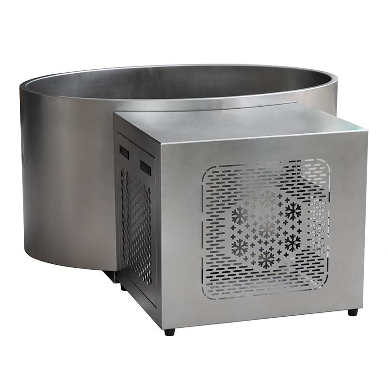 Tamamen Paslanmaz Çelik Oval Soğuk Dalma Küveti