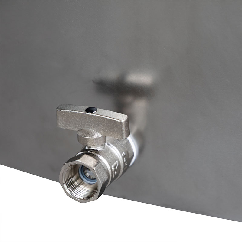 Tamamen Paslanmaz Çelik Oval Soğuk Dalma Küveti